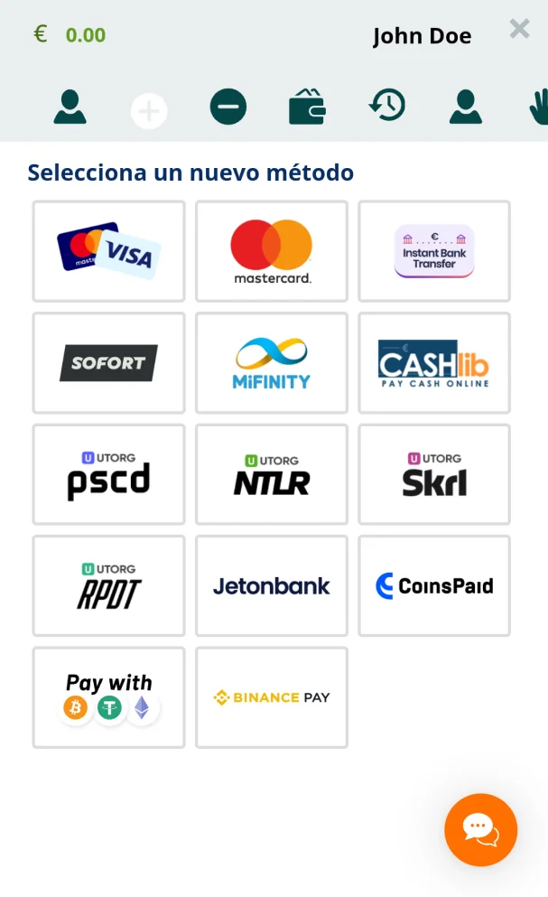 Cómo depositar en la aplicación Locowin