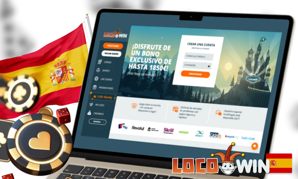 Plataforma oficial Locowin para jugadores españoles con apuestas deportivas y bonos